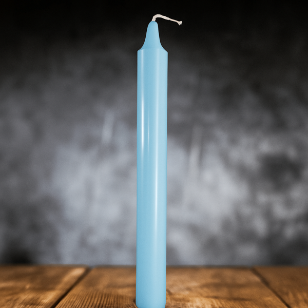 Bougie Bleue Ciel (Joie, créativité et confiance)