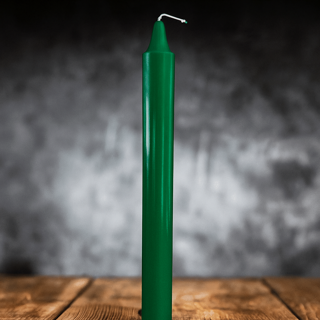Bougie Verte (succès, argent et chance)