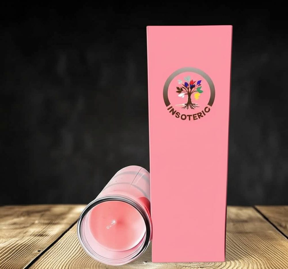 Bougie Neuvaine Rose (Amour et Réconciliation)