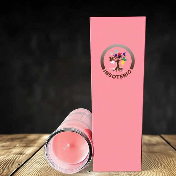 Bougie Neuvaine Rose (Amour et Réconciliation)