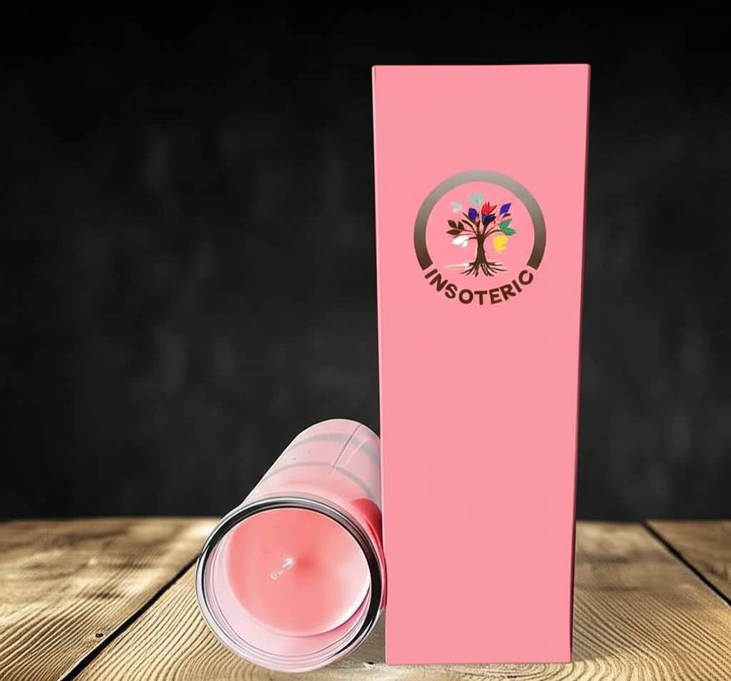 Bougie Neuvaine Rose (Amour et Réconciliation)