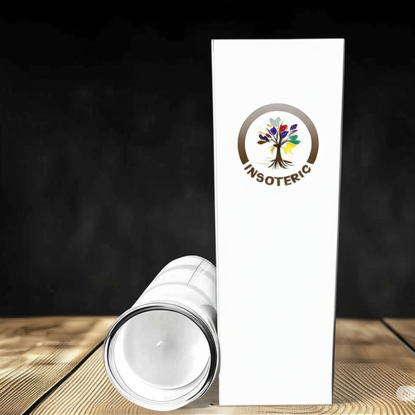 Bougie Neuvaine Blanc (Passion, courage et force)